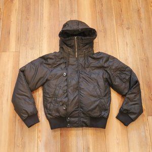 Vintage Polo Jeans Co Ralph Lauren Down Women's Hooded Jacket Size S